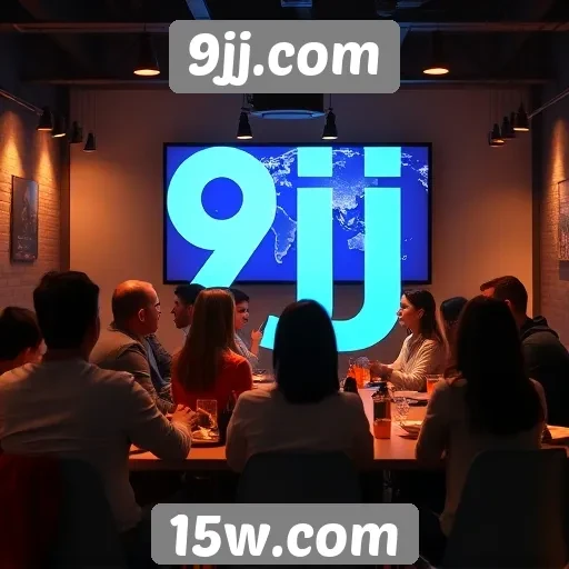 A comunidade de usuários no 9jj.com e sua interação